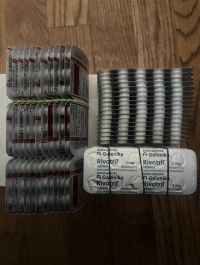 Xanax, Neurol, Frontin, Rivotril, Diazepam